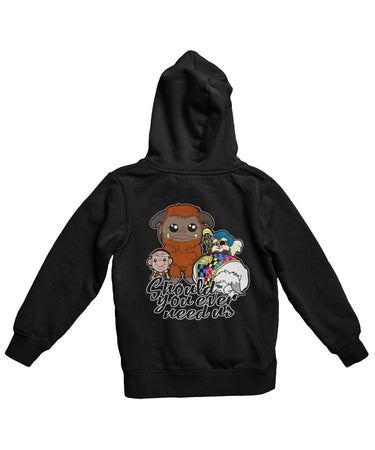 Top Notchy Should You Ever Need Us Back Printed Graphic Hoodie 8Ball